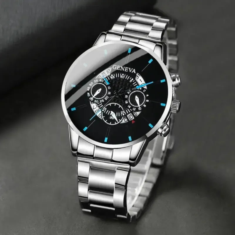 Reloj Geneva Acero con Argolla