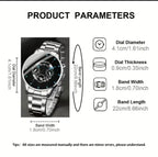Reloj Geneva Acero con Argolla