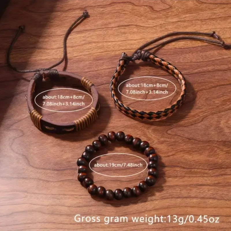 Reloj Marrón Hombre 3 Manillas
