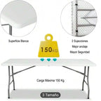 Mesa Plegable Resina Reforzada 1.50m