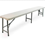 Banco Plegable Portátil Resina 182cm