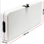 Banco Plegable Portátil Resina 182cm