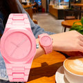 Reloj Casual Silicona Unisex Rosa