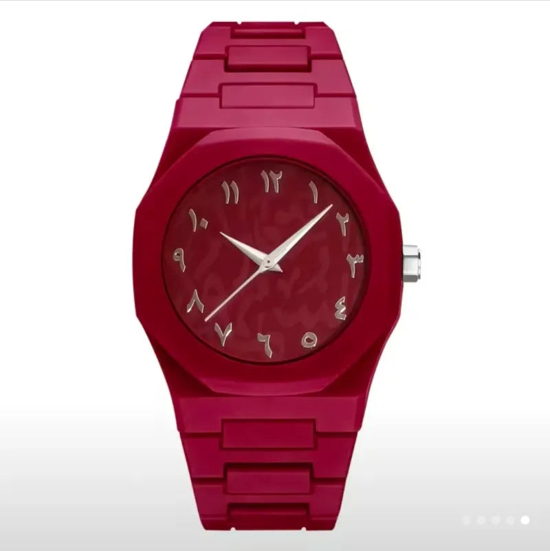 Reloj Correa Silicona Unisex Rojo