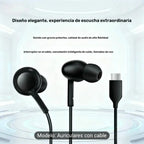 Auriculares USB-C con Control Cable