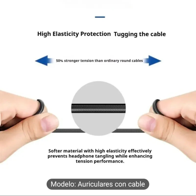 Auriculares USB-C con Control Cable