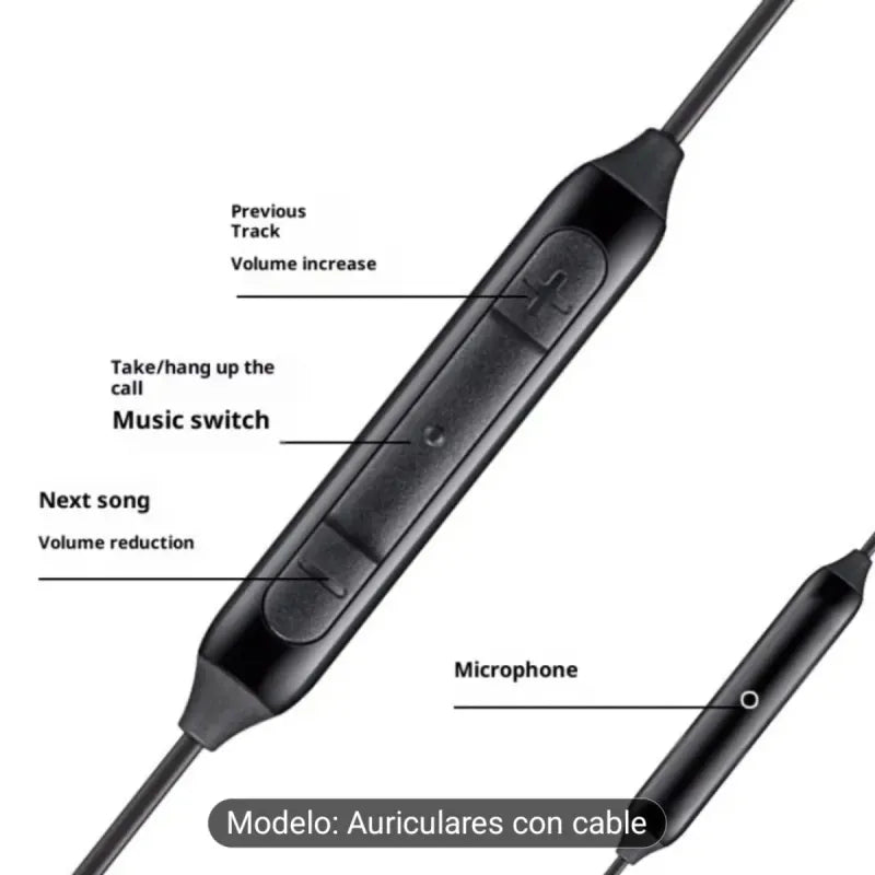 Auriculares USB-C con Control Cable