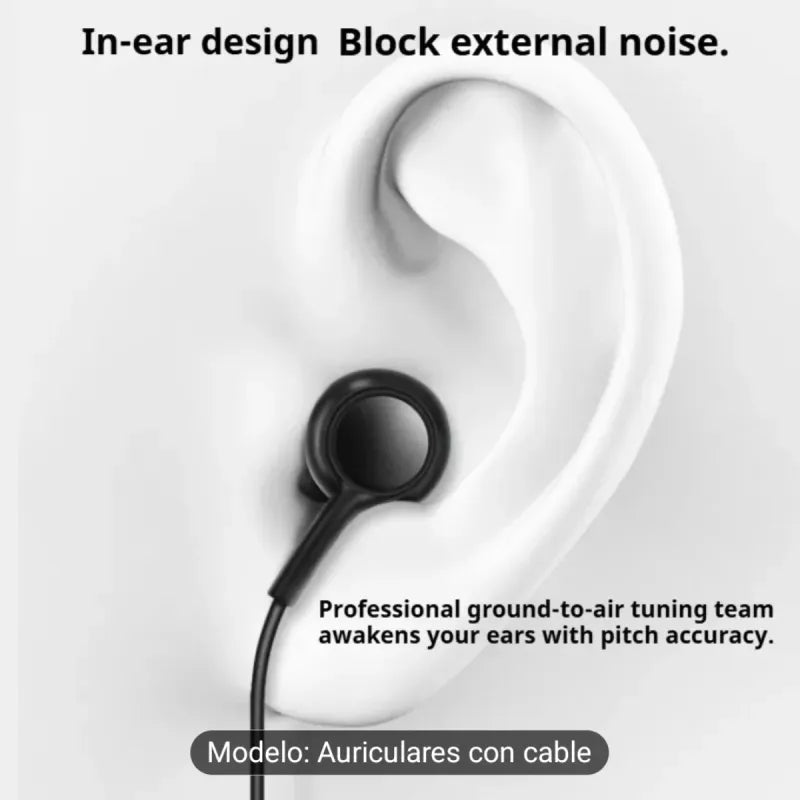 Auriculares USB-C con Control Cable