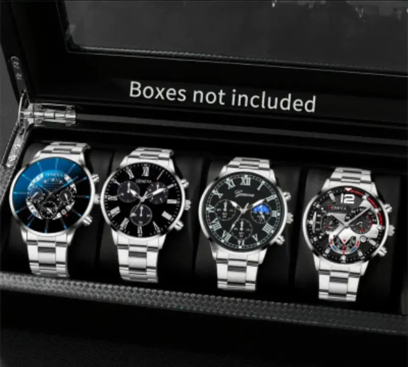 Pack 4 Relojes de Cuarzo Elegantes (4 modelos)