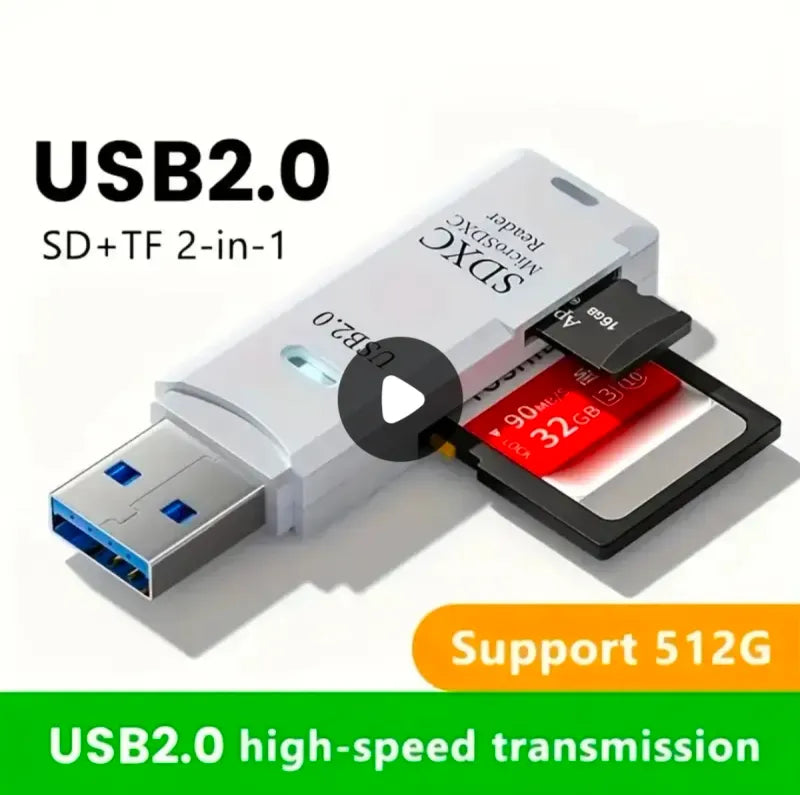 Lector Tarjetas USB-C TF SD. 2 Modelos