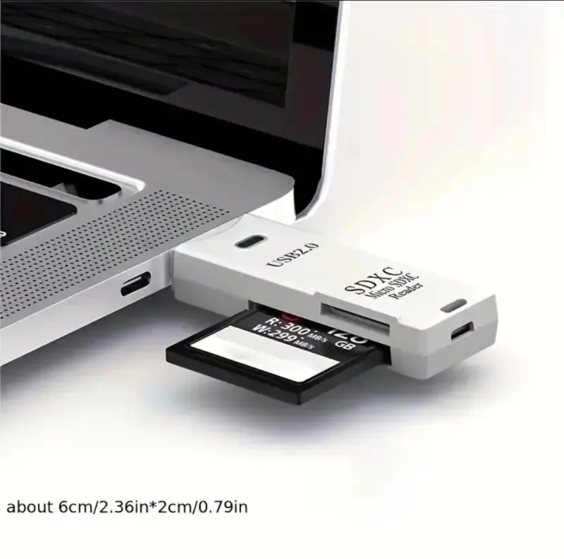 Lector Tarjetas USB-C TF SD. 2 Modelos