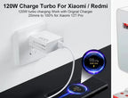 Cargador Ultra 120W 4 Puertos USB y Tipo C