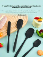 Juego 6 Utensilios Cocina Silicona Negro