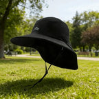 Sombrero Sol Protección Cuello Negro