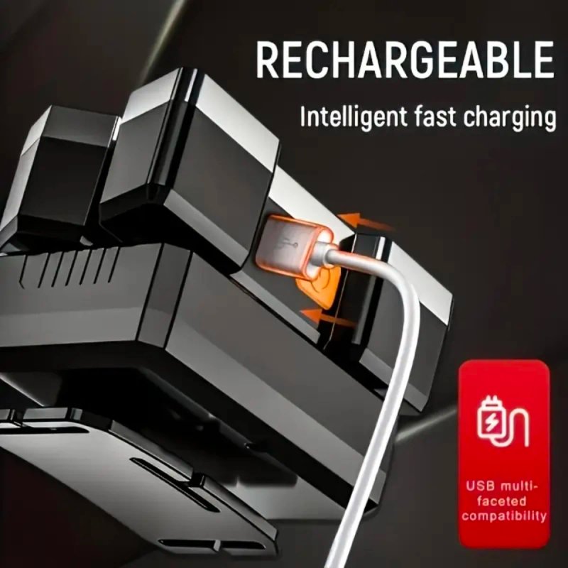 Linterna Frontal LED Recargable USB