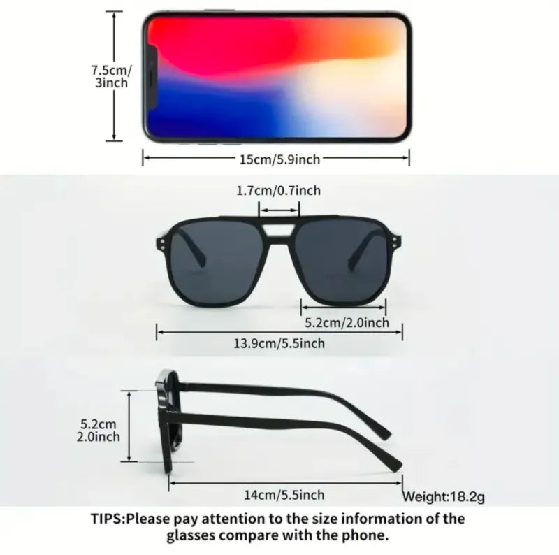 Gafas de Sol Hombre Aviador ó Clásicas Negras