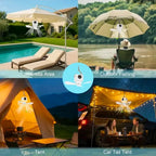 Ventilador Portátil Camping con Mando