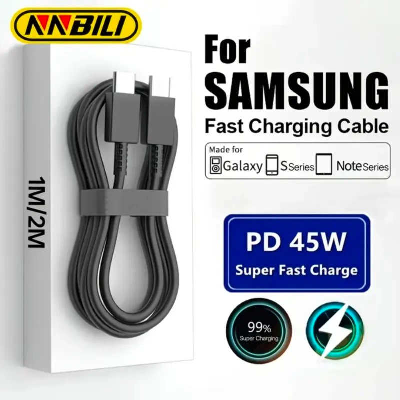 Cable Carga Rápida USB-C NNBILI 1,5M Samsung