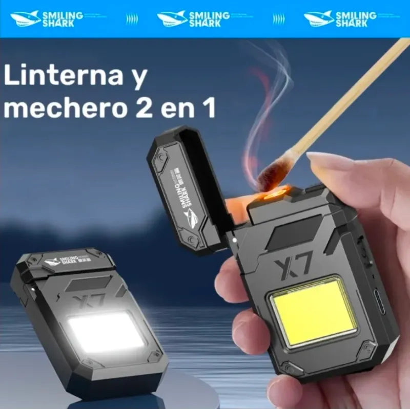 Encendedor Eléctrico Doble Arco SHARK