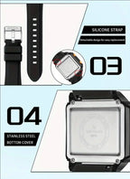 Reloj SANDA Deportivo Unisex Negro