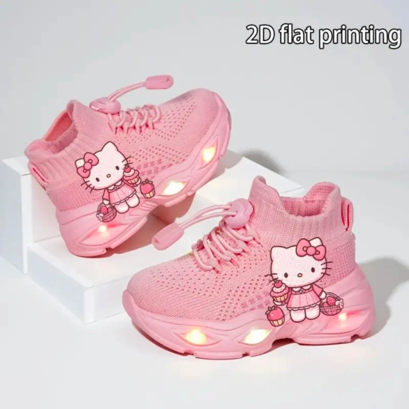 Zapatillas niña Hello Kitty Talla 19,5 Luces LED