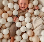 BOLAS para piscina infantil color Mocca. Hermosas