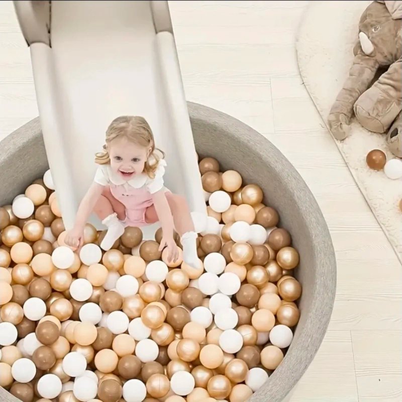 BOLAS para piscina infantil color Mocca. Hermosas