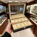 Caja Organizadora para 10 Relojes Negra