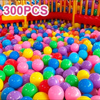 300 Bolas para Piscina Infantil Color Caramelo.