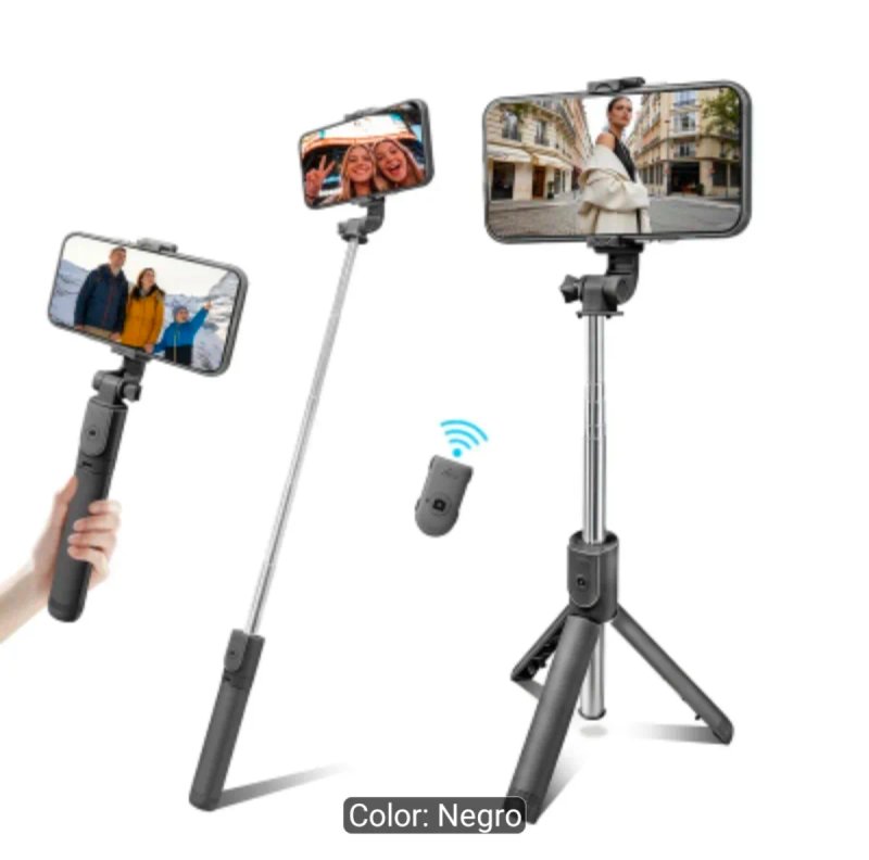 Trípode selfie retráctil c/mando