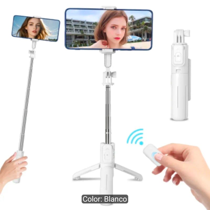 Trípode selfie retráctil c/mando