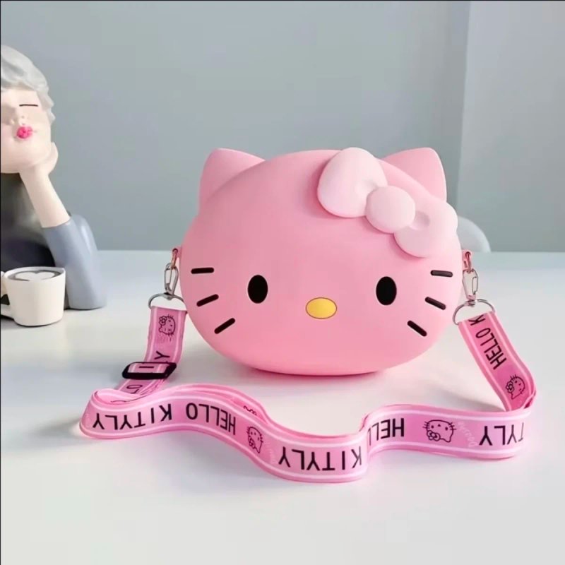 Bolso Hello Kitty Rosa Silicona