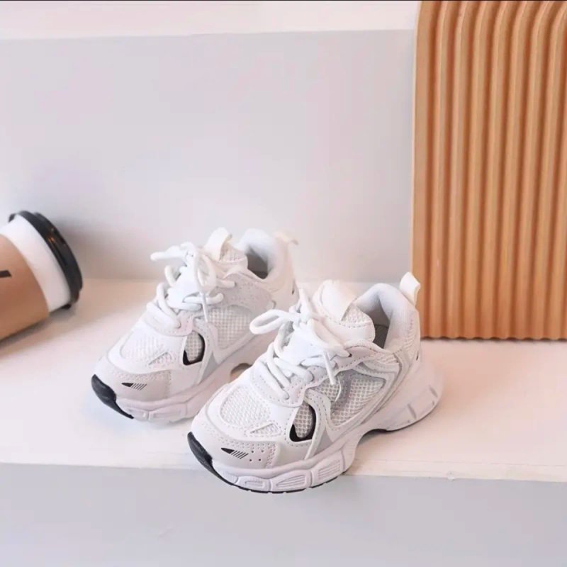Zapatillas Blancas Unisex Talla 25