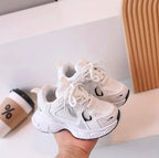 Zapatillas Blancas Unisex Talla 25