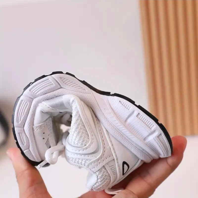 Zapatillas Blancas Unisex Talla 25