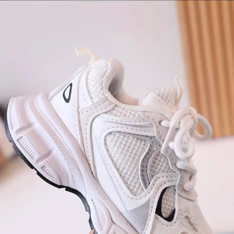 Zapatillas Blancas Unisex Talla 25