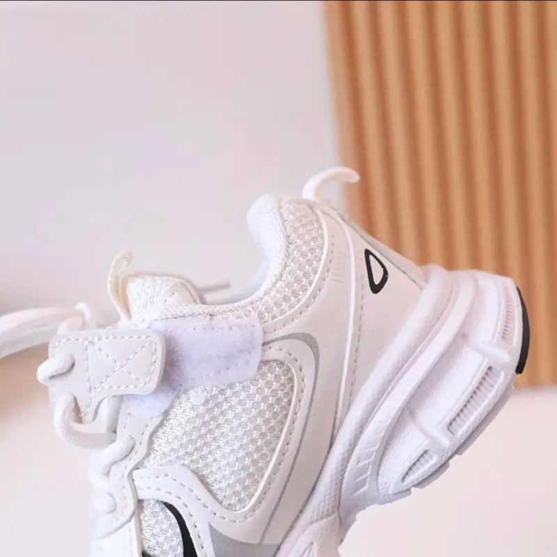 Zapatillas Blancas Unisex Talla 25