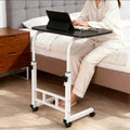 Mesa móvil con ruedas ajustable