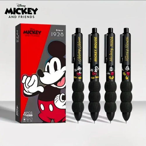 4 Bolígrafos Mickey Mouse Retráctiles Disney