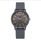 Reloj Silicona Gris Mujer
