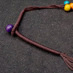 Collar Flores Madera Multicolor