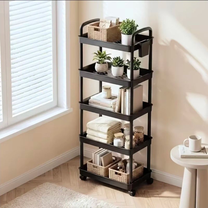 Estante Organizador Negro 5 Niveles