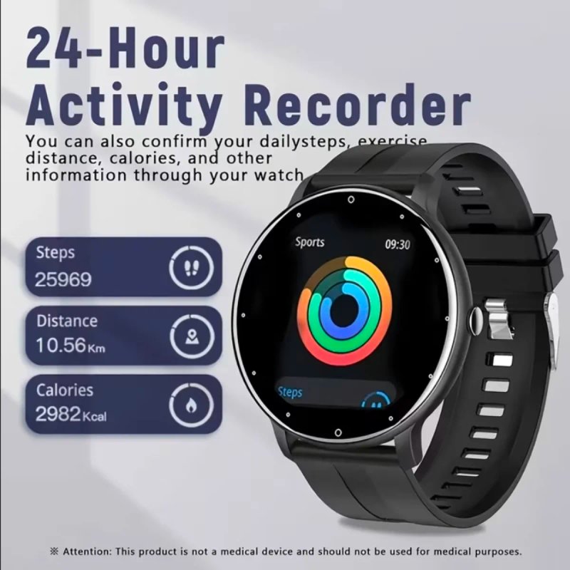 Smartwatch Negro Correa Silicona