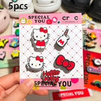 4 Charms Decorativos Hello Kitty para zapatos
