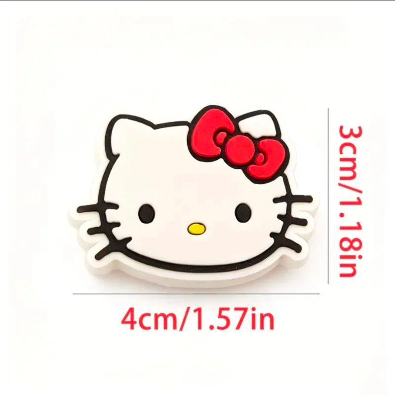4 Charms Decorativos Hello Kitty para zapatos