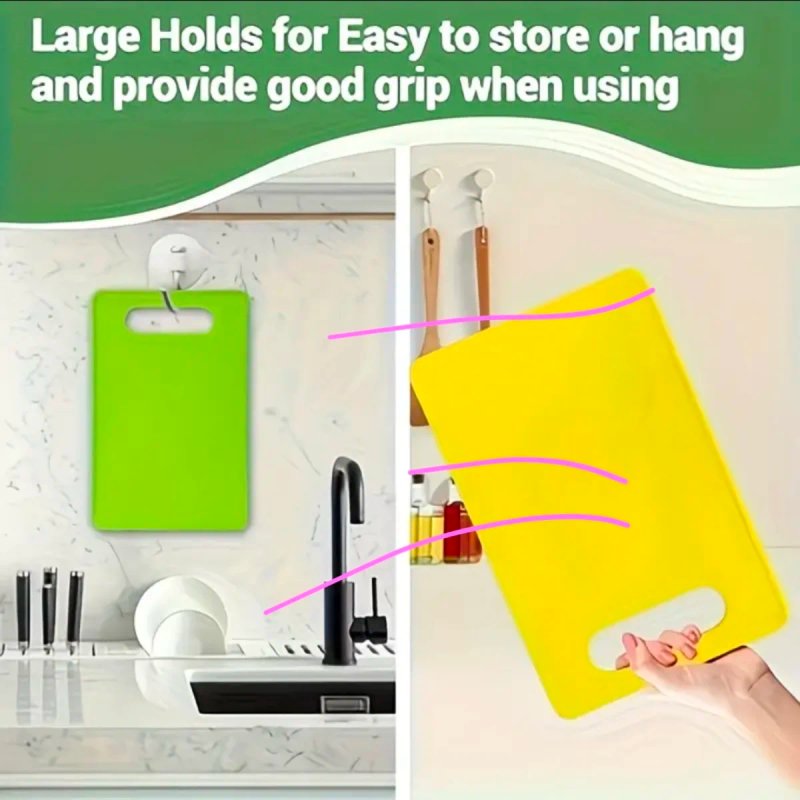 Juego 3 tablas cortar cocina plásticas