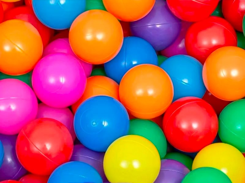 100 Bolas Plásticas para Piscina 7cm