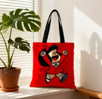 Bolsa Tela Diseño Mafalda Reutilizable en 2 modelo