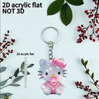 Llavero Hello Kitty Acrílico 2D