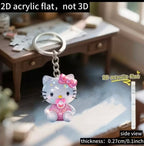 Llavero Hello Kitty Acrílico 2D